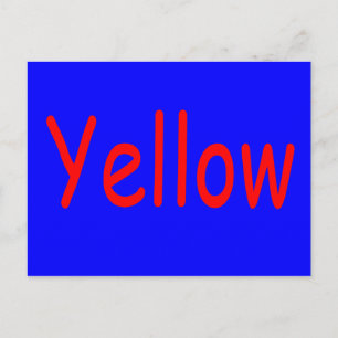 Cartão Postal Amarelo