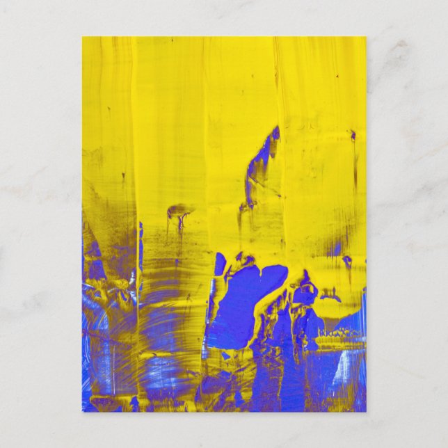 Cartão Postal Amarelo azul (Frente)