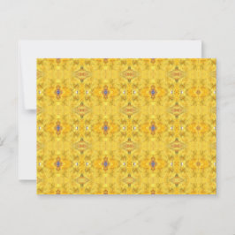 Cartão Postal Amarelo Azul em Execução