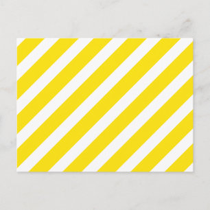 Cartão Postal Amarelo básico da listra 1