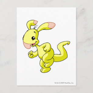 Cartão Postal Amarelo de Blumaroo