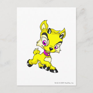 Cartão Postal Amarelo Ixi