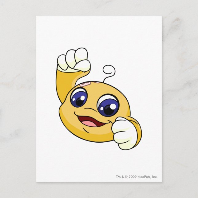 Cartão Postal Amarelo Kiko (Frente)