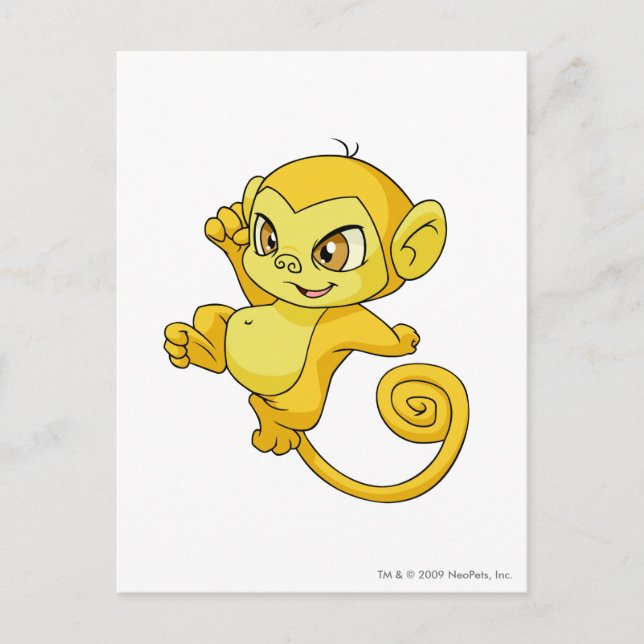 Cartão Postal Amarelo-marinho (Frente)