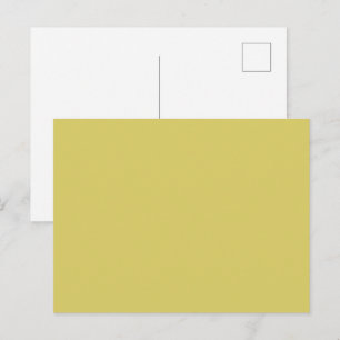 Cartão Postal Amarelo Suave e Quente