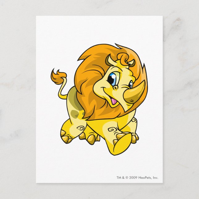 Cartão Postal Amarelo Tonu (Frente)