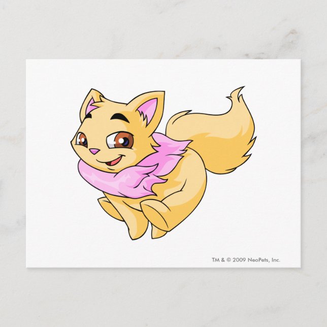 Cartão Postal Amarelo Wocky (Frente)