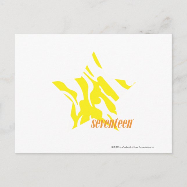 Cartão Postal Amarelo-zebra 3 (Frente)
