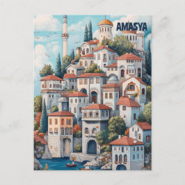 Cartão Postal Amasya Turkiye