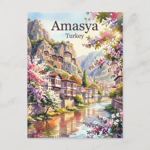 Cartão Postal Amasya Turquia
