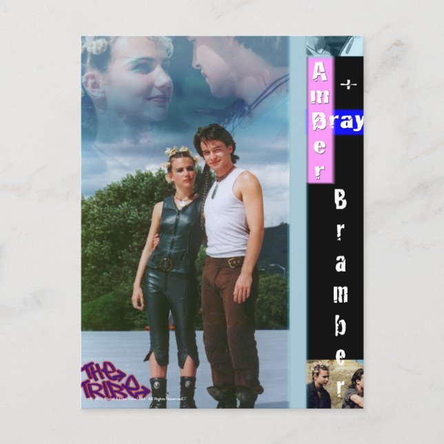 Cartão Postal Amber e Bray Brâmbar (Frente)