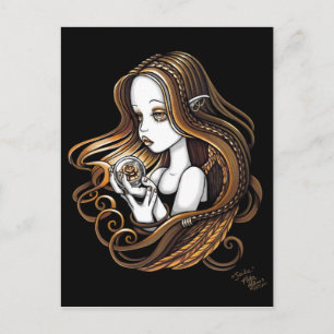 Cartão postal Amber Rosa Crystal Ball