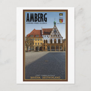 Cartão Postal Amberg - Rathaus