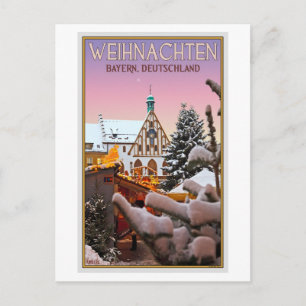 Cartão Postal Amberg - Weihnachten Bayern