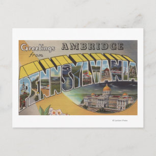Cartão Postal Ambridge, Pensilvânia - Grandes Cenas de Letra