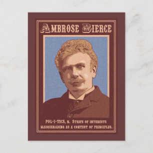 Cartão Postal Ambrose Bierce - Política