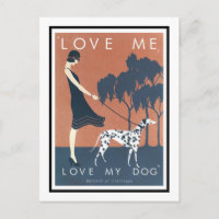 Cartão postal - Ame-me, Ame meu Cão Bernard Clairv