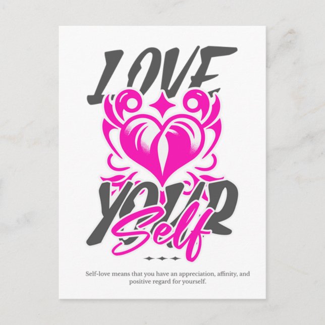 Cartão Postal Ame-se (Frente)