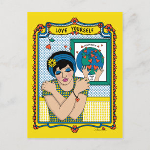 Cartão Postal Ame-Se_B_ Postcard