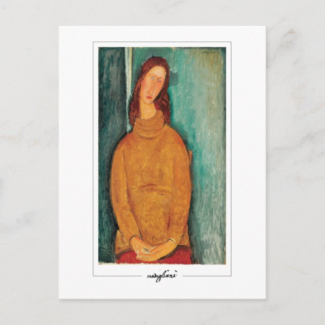 Cartão Postal Amedeo Modigliani #11 - Arte Refinada (Frente)