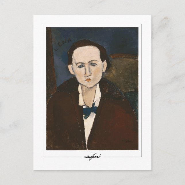 Cartão Postal Amedeo Modigliani #142 - Arte Fina (Frente)