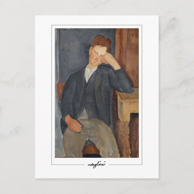 Cartão Postal Amedeo Modigliani #14 - Arte Fina (Frente)