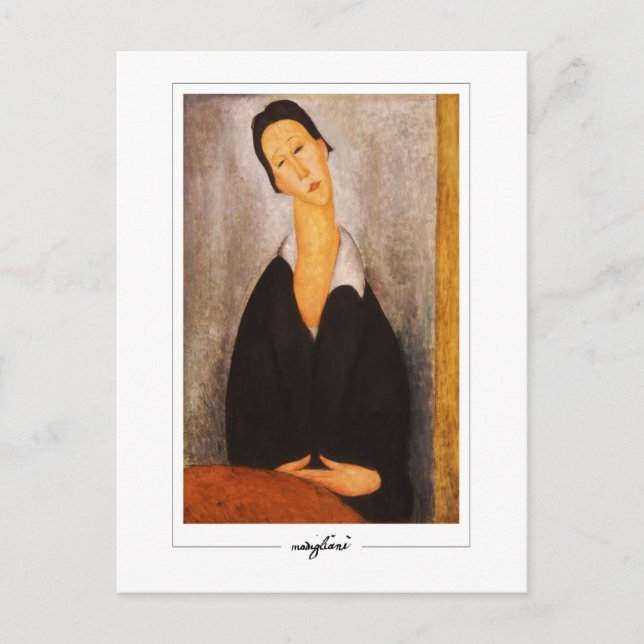 Cartão Postal Amedeo Modigliani #200 - Arte Fina (Frente)