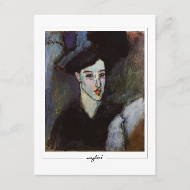 Cartão Postal Amedeo Modigliani #304 - Arte Fina (Frente)