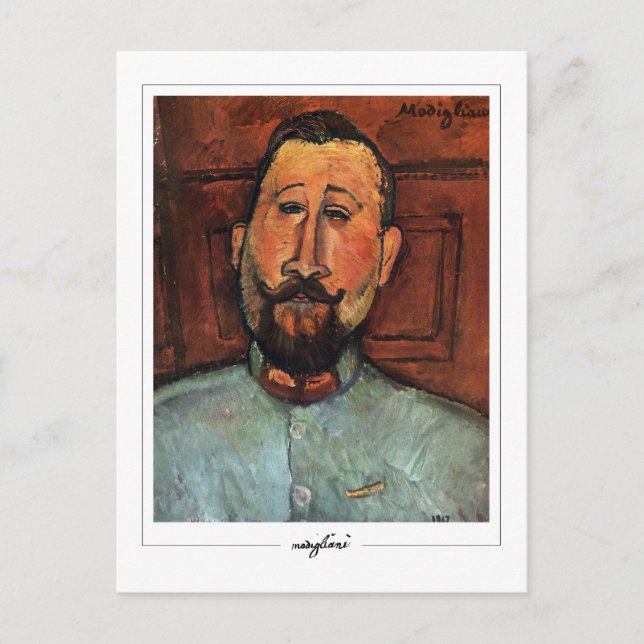 Cartão Postal Amedeo Modigliani #317 - Arte Fina (Frente)
