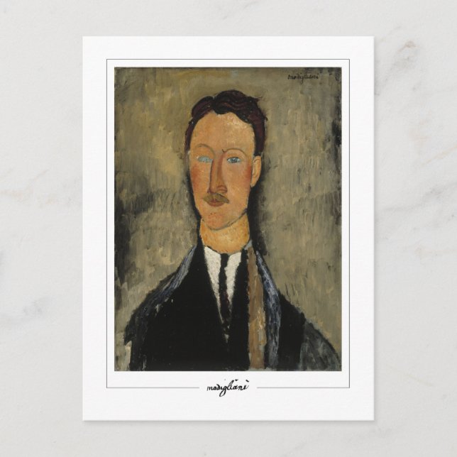 Cartão Postal Amedeo Modigliani #351 - Arte Fina (Frente)