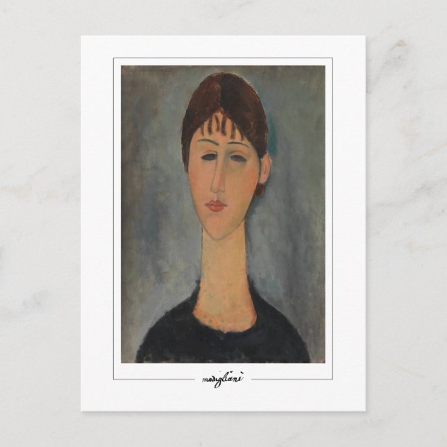 Cartão Postal Amedeo Modigliani #353 - Arte Fina (Frente)