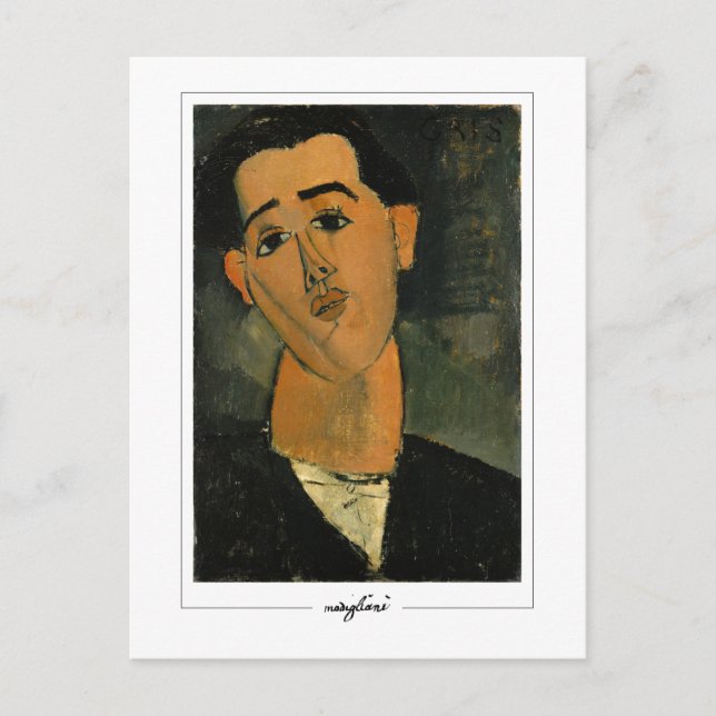 Cartão Postal Amedeo Modigliani #3 - Arte Fina (Frente)