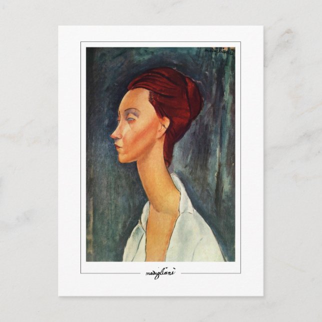 Cartão Postal Amedeo Modigliani #70 - Arte Fina (Frente)
