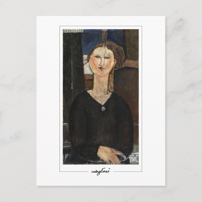Cartão Postal Amedeo Modigliani #7 - Belas Artes (Frente)