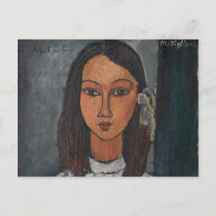Cartão Postal Amedeo Modigliani - Alice