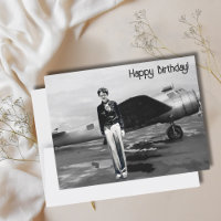 Amelia Earhart Foto Preta e Branca, Aniversário da