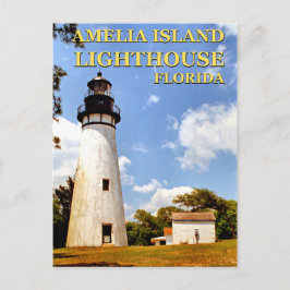 Cartão Postal Amelia Island Lighthouse, Cartão-postal da Flórida
