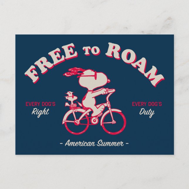 Cartão Postal Amendoins | American Summer Free Roam (Frente)