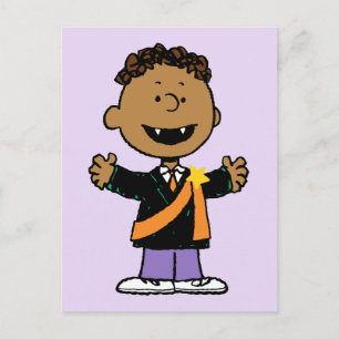 Cartão Postal Amendoins Franklin Halloween Vampiro