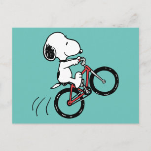 Cartão Postal Amendoins   Roda de bicicleta Snoopy