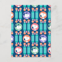 Amendoins | Snoopy Azul Escuro Padrão Sonhos Deco