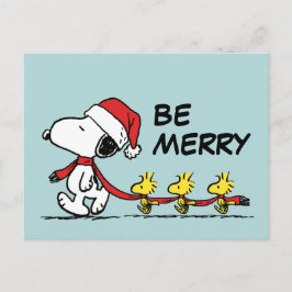 Cartão Postal Amendoins | Snoopy & Friends Winter Scarf