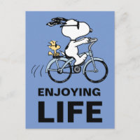 Amendoins | Snoopy & Woodstock Bicicleta