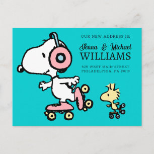 Cartão Postal Amendoins   Snoopy & Woodstock   Fomos