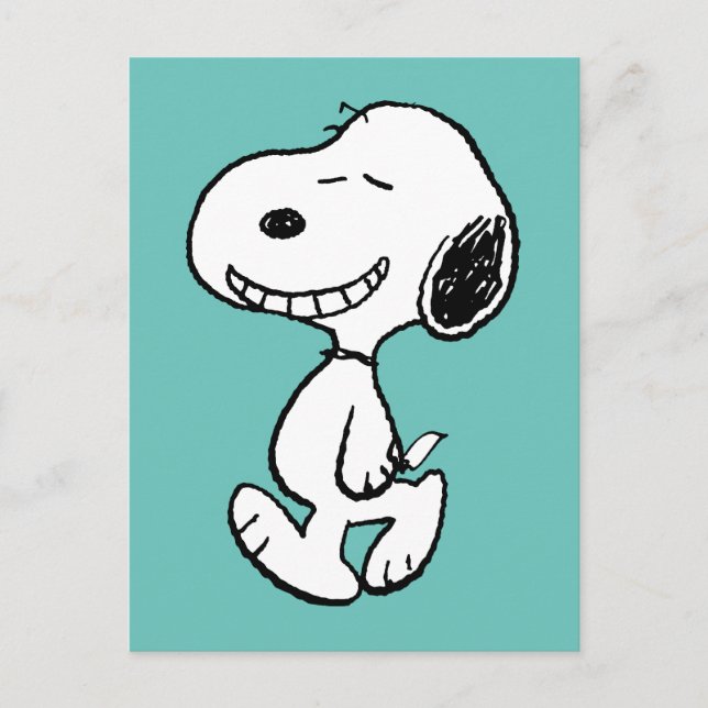 Cartão Postal Amendoins | Sorriso do Snoopy (Frente)