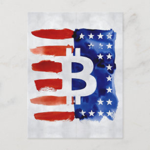 Cartão Postal América Bitcoin (Pintura Nº 8)
