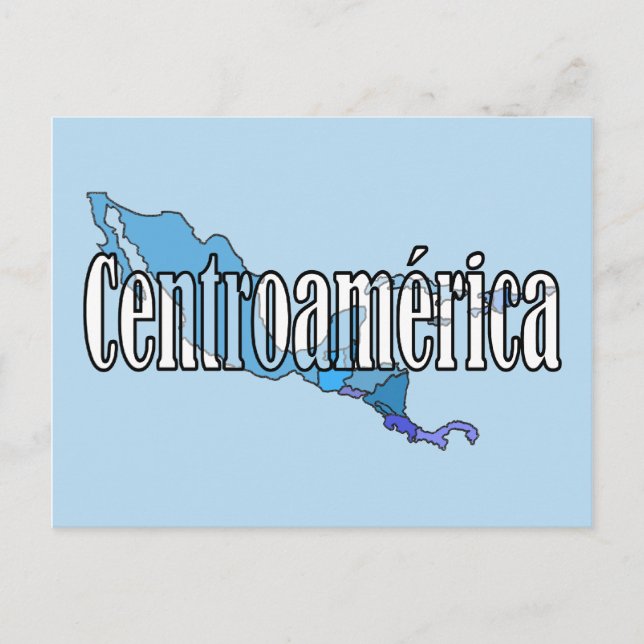 Cartão Postal América Central (Frente)