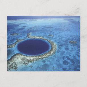 Cartão Postal AMÉRICA CENTRAL, Belize, Grandes recifes de corai
