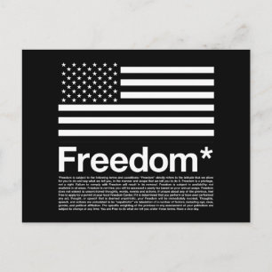 Cartão Postal América: Condições e termos de liberdade