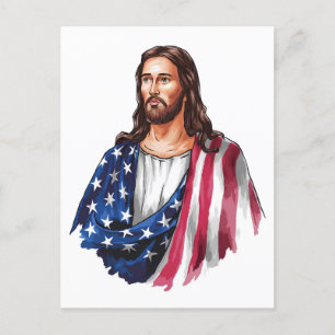 Cartão Postal América deus abençoe